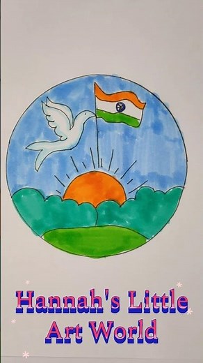 Independence day drawings for kids