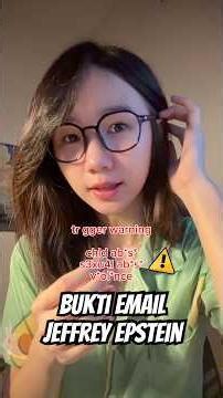 I was really scared when I read the email from Jeffrey Epstein's file. What do you think? #conspi...