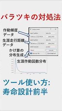 バラツキの対処法、ツールの使い方、寿命保証（前半）