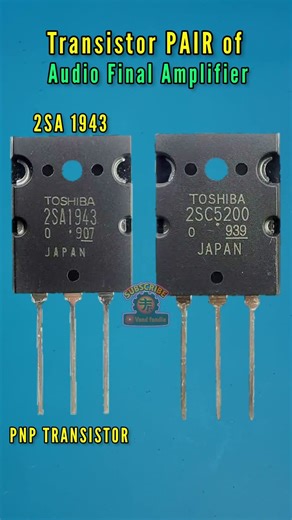 transistor pair of audio final amplifier #diy #electronic #tech #shortvideo #power #audio