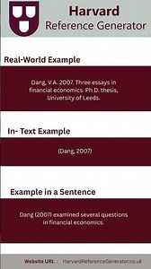 How to Cite a Thesis in Harvard Referencing Style Complete Guide by Harvard Reference Generator\n \n T