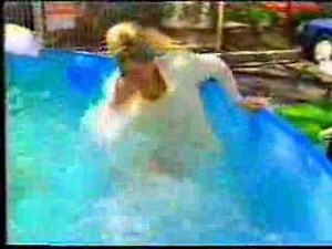 Kerri-Anne takes a dip