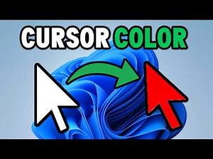 How to change mouse cursor color in windows 11 (step-by-step guide)