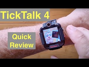 TickTalk 4 Voice+Video+Text+MusicStream GPS 4G Tracking Senior’s/Kid's Smartwatch: Quick Overview