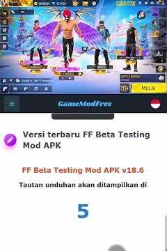 FF Beta Testing APK 18.6 Free Fire Mod Latest Version 2026