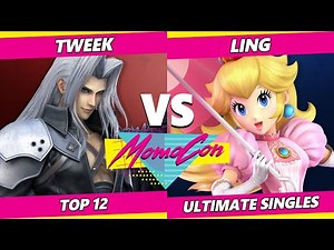 MomoCon 2022 Top 12 - Tweek (Sephiroth) Vs. Ling (Peach) SSBU Ultimate Tournament
