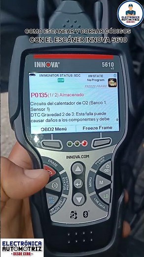 HOW TO USE THE INNOVA 5610 SCANNER? #automotiveelectronics #automobile #automotiveelectricity