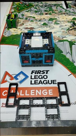 Ready for FLL unearthed mission new drive base with 4 outputs #fll #unearthed #spike #lego #robotics