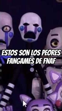 ESTOS SON LOS PEORES FANGAMES DE FNAF🤣 #fnaf #fivenightsatwariosfangame #shortvideo #shorts #fnaf