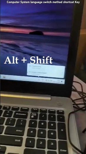 Computer System language switch method shortcut key #shorts #shortsvideo #viralvideo #videoshort
