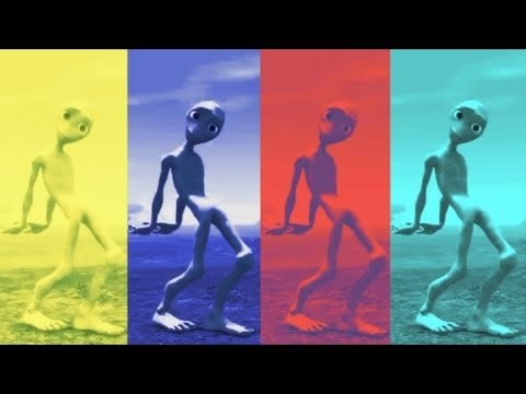 Epic RGB Alien Dance Moves – Viral 3D Animation! #aliendance