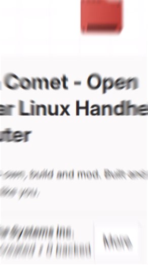 Neurotech | AI & Future News on Instagram: "This new gadget just crushed its Kickstarter goal! 🚀 Meet the Mecha Comet. It is a modular, open-source Linux handheld starting at $189. The coolest feature? Magnetic Modules. 🧲 🎮 Snap on a Gamepad. ⌨️ Snap on a Keyboard. 🛠️ Snap on a GPIO plate for hacking. It runs a custom Linux OS and the company released all the schematics and 3D files to the public. 🔓 Shipping starts Summer 2026. Is this the ultimate tool for geeks? 👇 #MechaComet #Linux #Kic