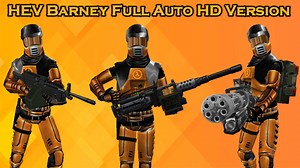 HEV Barney Automatic Weapons Pack (HD Version) addon - Half-Life