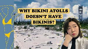 12K views · 125 reactions | "Bikini" is not just a name for a swimsuit as you thought, and it originates from the Bikini Atoll in the Pacific Ocean. The US conducted over 20 #nuclear tests there, from 1946 to 1958. The swimsuit was named after that, indicating its explosive social reaction. #FigureItOut | China Daily | Facebook
