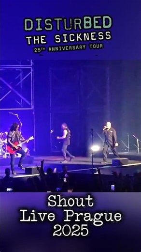 Disturbed - Shout ( Tears For Fears Cover ) - Live Prague 2025