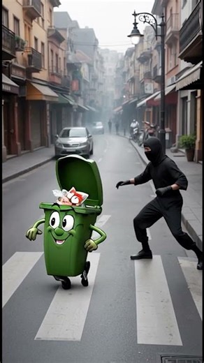 Dustbin vs Man | The Funny Fight!” The Dustbin Fight with Man