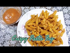 Easy Pasta Fry Recipe At Home || Crispy Pasta Fry