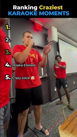 Ranking Craziest Karaoke Moments 😆 #karaoke #funny #shorts