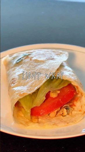 Easy Light Wrap | Breakfast Wrap | How to make tortilla wrap