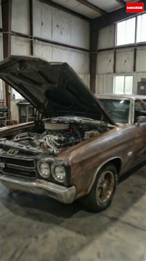 🇺🇸Resurrecting a Legend: 1970 Chevelle SS Cold Start #shorts
