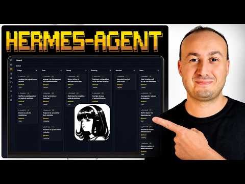 Installe le Kanban sur Hermes et tes tâches s'exécutent toutes seules