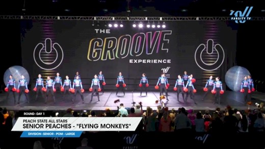 Peach State All Stars - Senior Peaches - "Flying Monkeys" [2025 Senior - Pom - Large Day 1] 2025 GROOVE Dance Grand Nationals