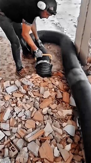 Construction Debris Cleaning Work Tool for Heavy Industrial Vacuuming #worktool