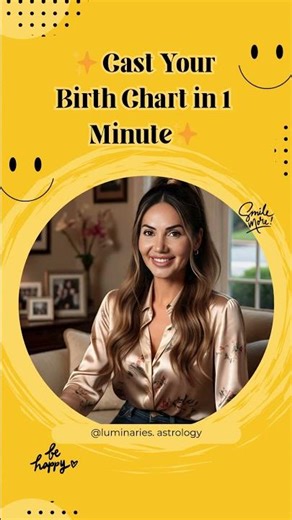 How to create your birth chart in 1 Minute!