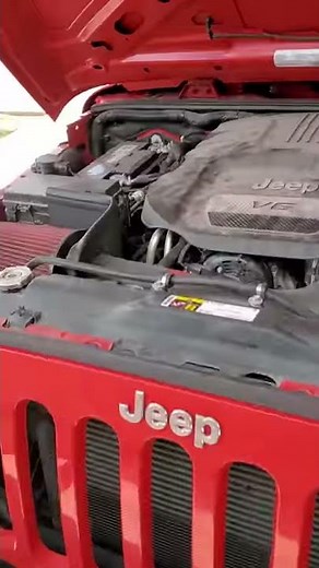 2016 Jeep Wrangler JK Rough Country Cold Air Intake Filter Cleaning