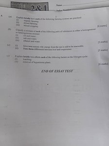 5.(a) Explain briefly how each of the following farming system... | Filo