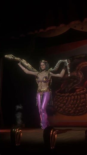 the secret scene of the snake trainer red dead redemption 2 #rdr2 #gaming