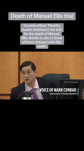 “If you can talk to me, you can still breathe,” Tacoma offocer Timothy Rankin testified he told Manuel Ellis the night Ellis died. #news #trial #mannyellis