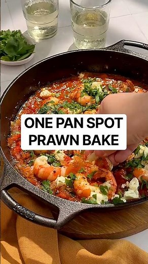 Easy Weeknight Recipe One-Pan Spot Prawn Bake