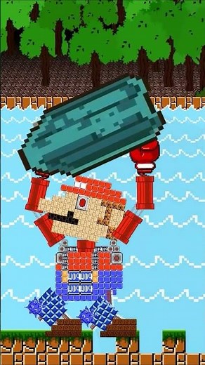 Super Mario Bros. Giant Mecha Goomba Destroys the Castle! Can Peach Save the Day?