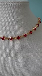 Ruby Red Diamond Choker Necklace, Dainty Fairycore Fantasy Choker, Elegant Simple Royalcore Jewelry, Cute Princess Coquette Fairytale Charm - Etsy