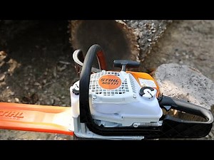 Stihl MS 171 MS 391 Getting Firewood and Saw logs