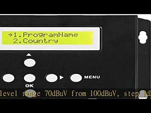 Satlink ST-6503 DVB-T Modulator COFDM Modulation and H.264 50-860 MHz 70-100 dBuV