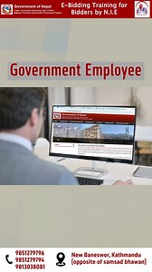 🔗 Register here: https://nienepal.com/forms/zoom-class/20 👉 Enroll Now: E-Bidding Master Class for Contractors/ Suppliers/ Consultants/ Bidders 📌 Only limited seats available! Book your seat at the earliest! 📅 Starting from: 22nd Kartik 2082, Saturday 📍 Online & Physical Trainings are also available at N.I.E. Office, New Baneshwor 👩‍💼 E-bidding masterclass is designed for: • Bidders, contractors, and suppliers seeking government related working opportunities. • Engineers and consultants i