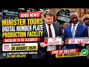 Gov't Moves to End Digital Number Plate Crisis as Minister Secures Deadline to Clear Backlog