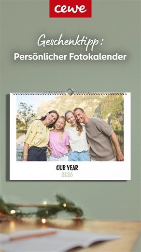 Schenke deinen Liebsten einen ganz persönlichen CEWE Kalender mit den schönsten Fotos des Jahres! | CEWE | Facebook