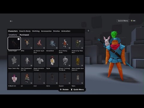 The PlayStation Plus Carrot Knight Outfit On Roblox Needs fixed (NOW FIXED)