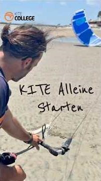 Kite alleine Starten? #kitesurfing #kitecollege #kitemagazin #kitesurfen #cabrinha