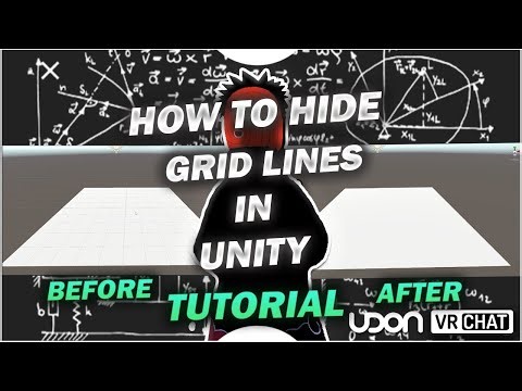 HOW TO HIDE OR ELIMINATE THE GRID LINES IN YOUR UNITY SCENE | Unity Tutorial