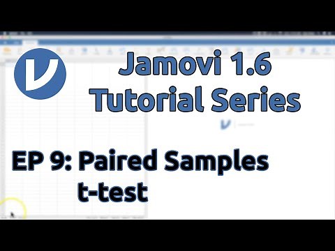 Jamovi 1.2/1.6 Tutorial: Paired Samples t-test (Episode 9)