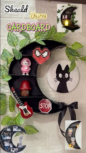 I Made This Aesthetic Wall Shelf From Cardboard 😱✨