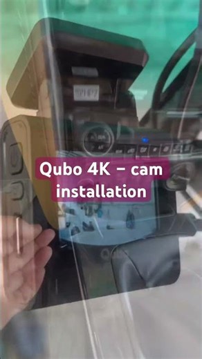 Qubo 4K dash cam ￼ installation#reel #automobile #viralvideo #viralvideo #automatictransmission