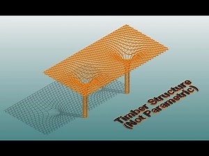 Everyday Revit (Day 374) - Timber Structure (Not Parametric)