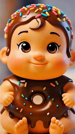 You Won’t Believe This 😳🍩 Donut Baby ASMR – Insanely Satisfying Crunch & Melt Sounds #shortvideo