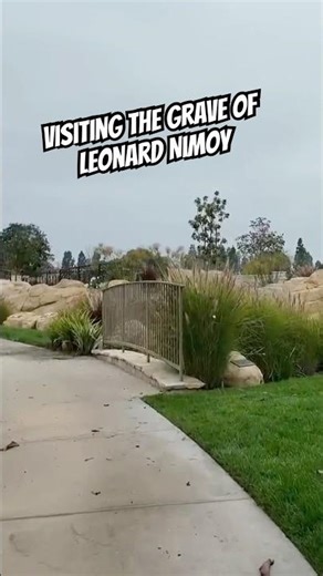 Visiting the grave of Leonard Nimoy #shorts
