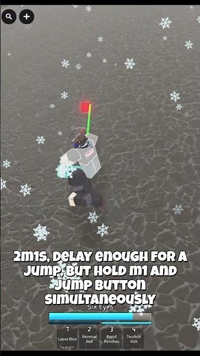 Tech Tutorial (JJS): Perfected Down-Slam #jjk #jjs #jujutsushenanigans #jujutsukaisen #roblox #combo